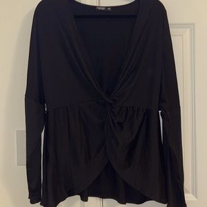 Black long sleeve shirt